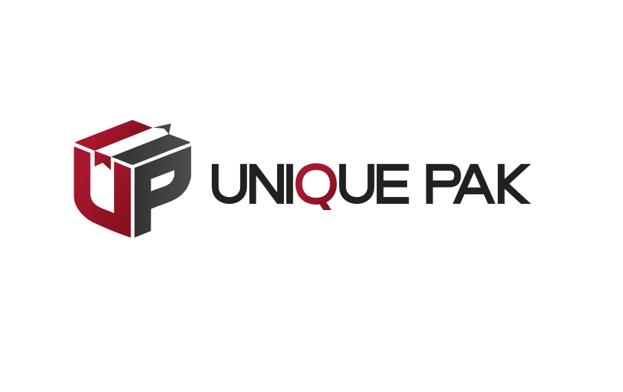 Unique Pak packaging solutions logo: the letters U and P forming an open box